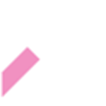 A graphic of a simple, stylized pink house with a pointed roof on a white background. The header of the house is cropped in the top right corner.